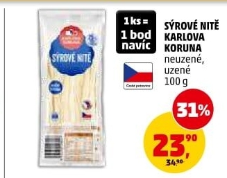 Sýrové nitě Karlova Koruna