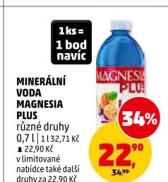 Voda ochucená plus Magnesia