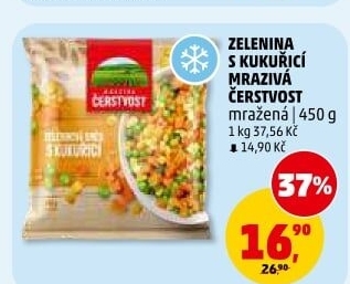 Zeleninová směs s kukuřicí mražená Mrazivá Čerstvost