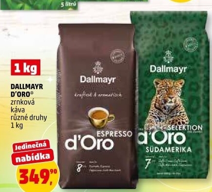 Zrnkové kávy d'