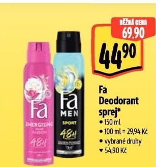 Deodorant sprej Fa