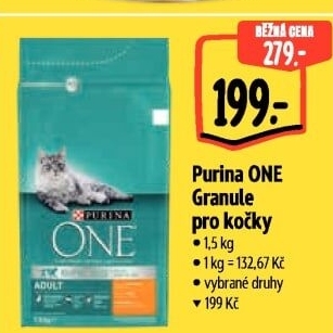 Granule pro kočky One Purina