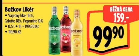 Likér Peprmint Božkov