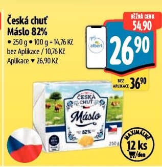 Máslo Česká chuť