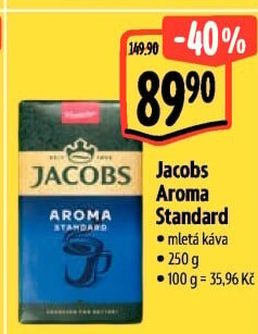 Mletá káva Jacobs Aroma Standard