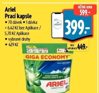 Prací kapsle Ariel