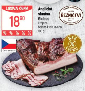 Anglická slanina Globus