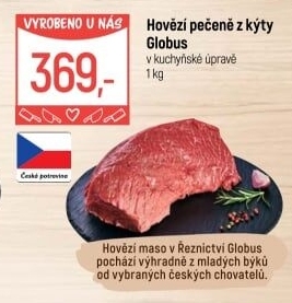 Hovězí pečeně z kýty Globus