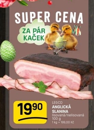 Anglická slanina LE&amp