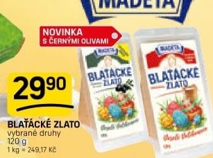 Sýr Blaťácké zlato Madeta