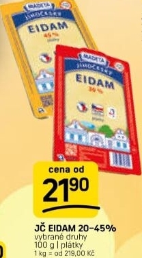 Sýr Eidam Jihočeský Madeta