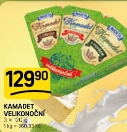 Sýr Kamadet mix Jihočeský Madeta