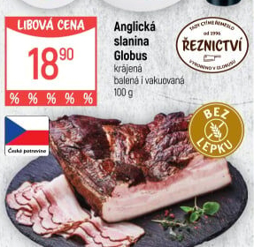Anglická slanina Globus