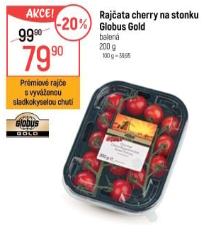 Rajčata cherry keříková Globus Gold
