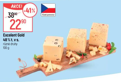 Sýr Excelent Gold 48%