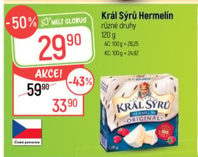 Sýr Hermelín Král sýrů