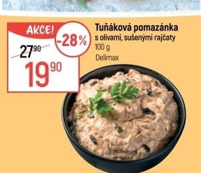 Tuňáková pomazánka s olivami