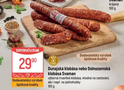 Dolnozemská klobása Svaman