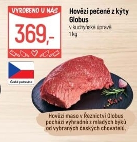 Hovězí pečeně z kýty Globus