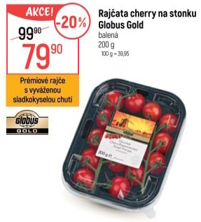 Rajčata cherry keříková Globus Gold