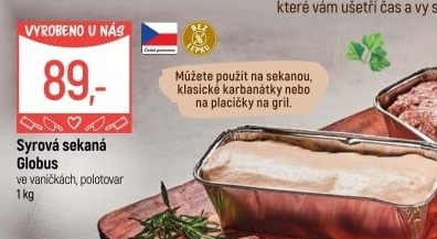 Sekaná syrová Globus