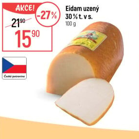 Sýr Eidam uzený 30% Lacrum
