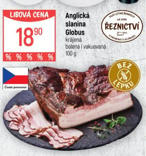 Anglická slanina Globus