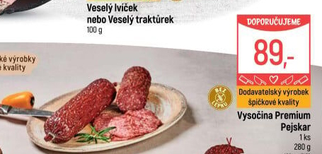Vysočina premium Pejskar
