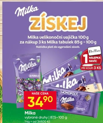 Čokoláda Milka