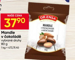 Mandle v čokoládě Dr. Ensa