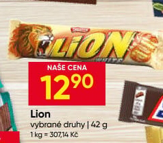 Tyčinka Lion Nestlé