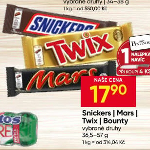 Tyčinka Twix
