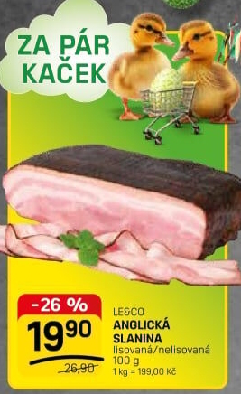 Anglická slanina LE&amp