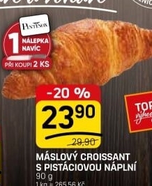 Croissant s náplní