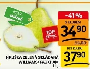 Hrušky Packham