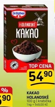 Kakao holandské Dr. Oetker