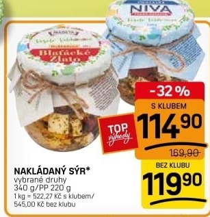 Nakládané sýry Madeta