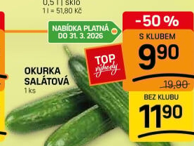 Okurka salátová - hadovka