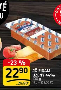 Sýr Eidam uzený 44% Jihočeský Madeta