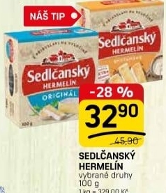 Sýr Hermelín Sedlčanský
