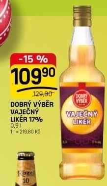 Vaječný likér Dobrý Výběr