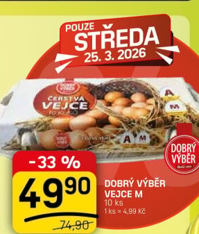 Vejce M Dobrý Výběr - FLOP TOP akcniletaky.com