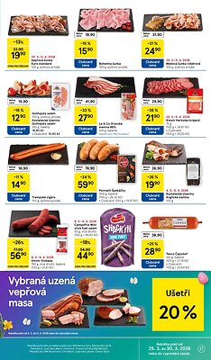 akční leták Tesco 25.3.2026-30.3.2026