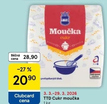 Cukr moučka TTD