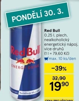 Energetický nápoj Red Bull