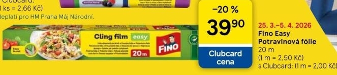 Fólie potravinová Fino
