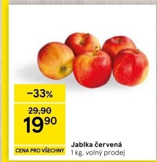 Jablka červená