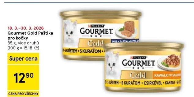 Konzerva pro kočky Gold Gourmet Purina