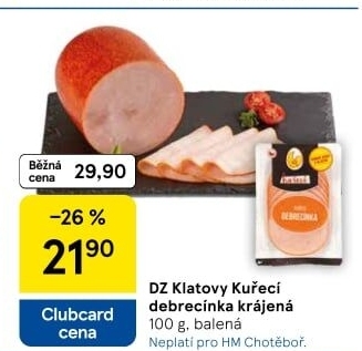 Kuřecí debrecínka DZ Klatovy