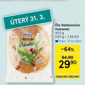 Mazanec velikonoční Ölz
